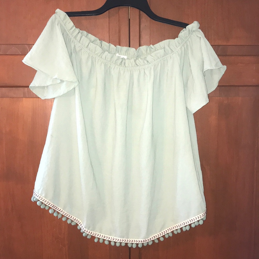 Off the shoulder blouse